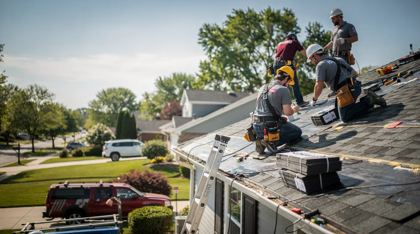 Roof Repair in New Sharon, ME around you